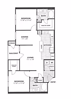 Sweet Gum 3-316 floor plan